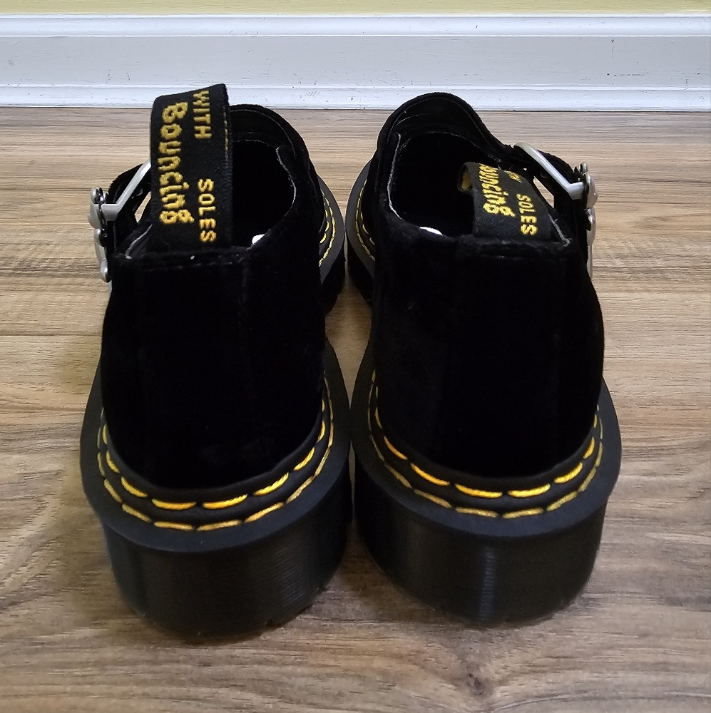 ♥️🧸HOST PICK🧸♥️Dr. Martens ADDINA HEAVEN BY MARC JACOBS VELVET SHOES - Picture 5 of 16